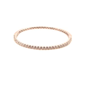 Halfway Bangle with Diamond