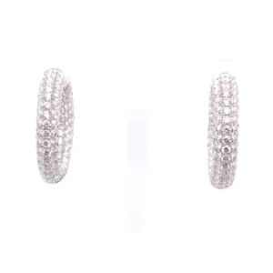 Diamond Hoop earring